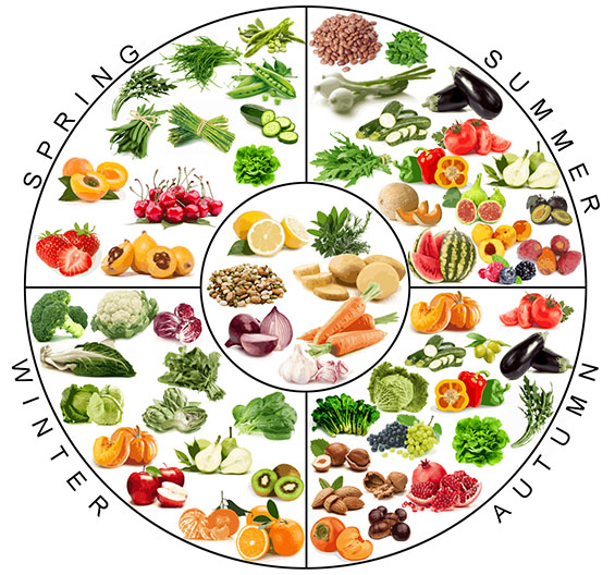 articoli Stagionalità frutta e verdura Dott.ssa Elettra Terzani Nutrizionista